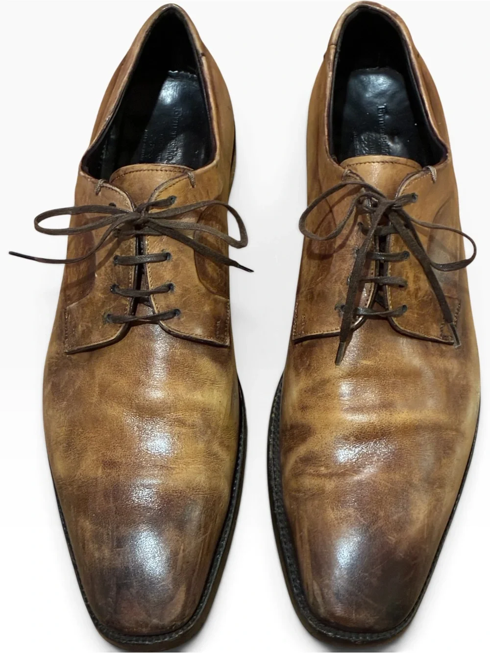 Ermenegildo Zegna XXX Couture Antique Leather Derby